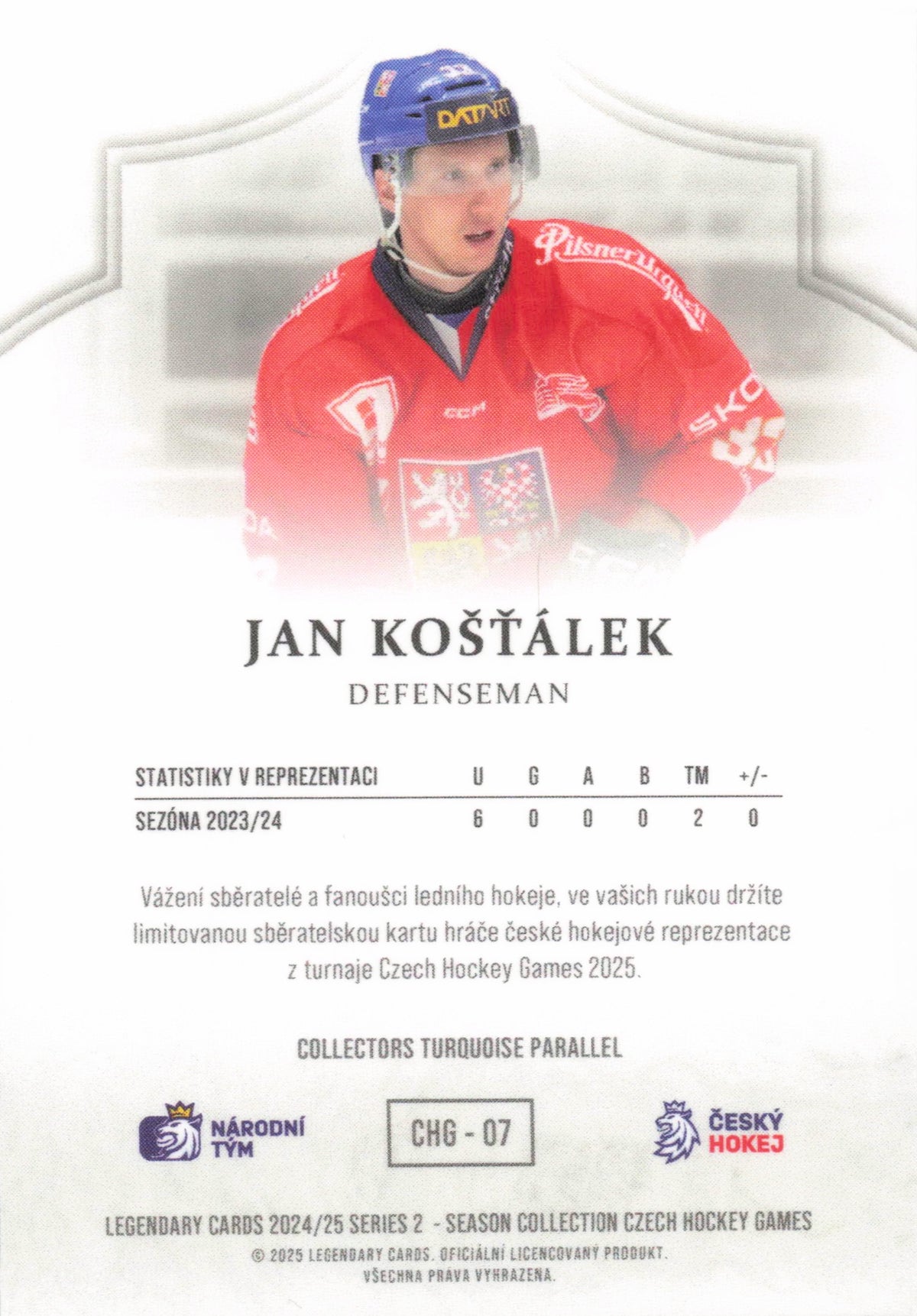 CardShow LC Limit /2 - Košťálek