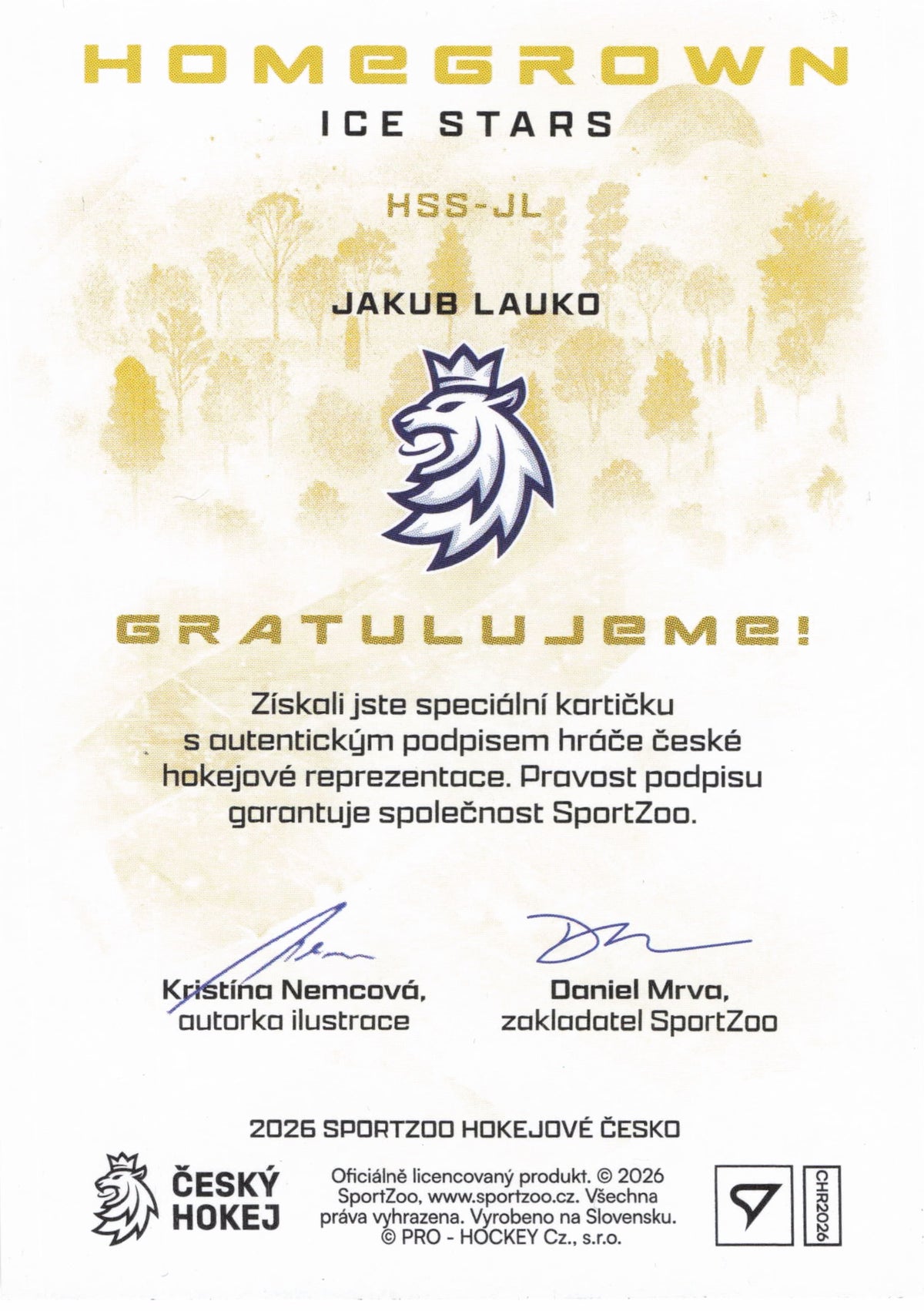 Homegrown Ice Stars Limit /25 - Lauko