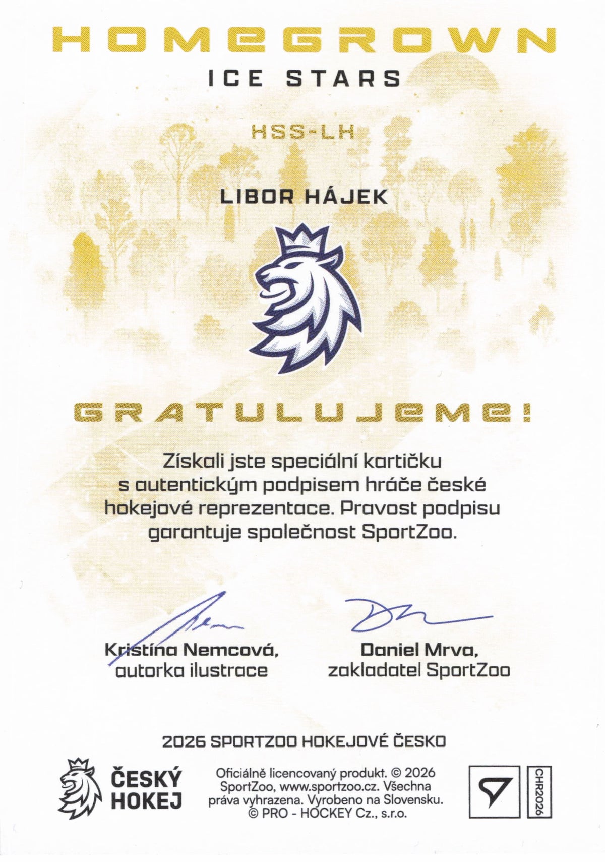 Homegrown Ice Stars Limit /25 - Hájek
