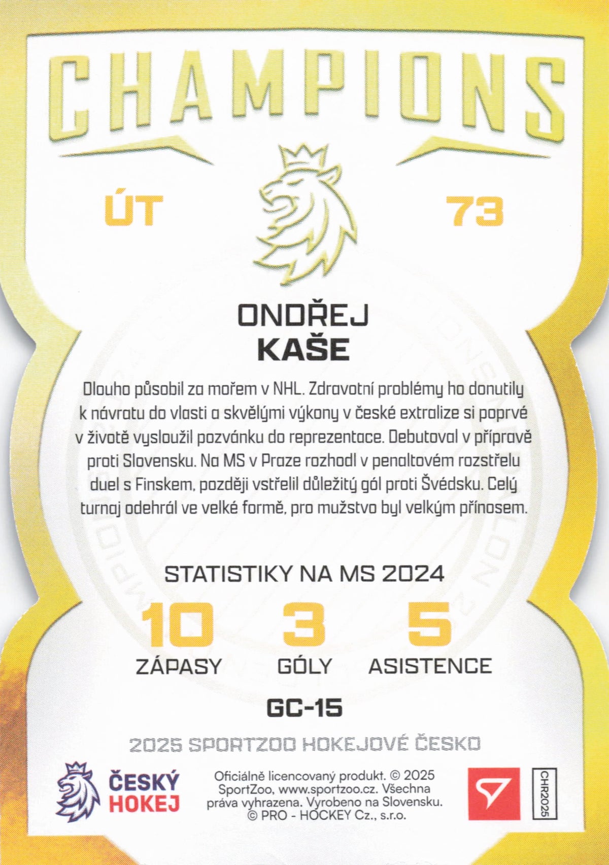 Blue Champions Limit /25 - Kaše