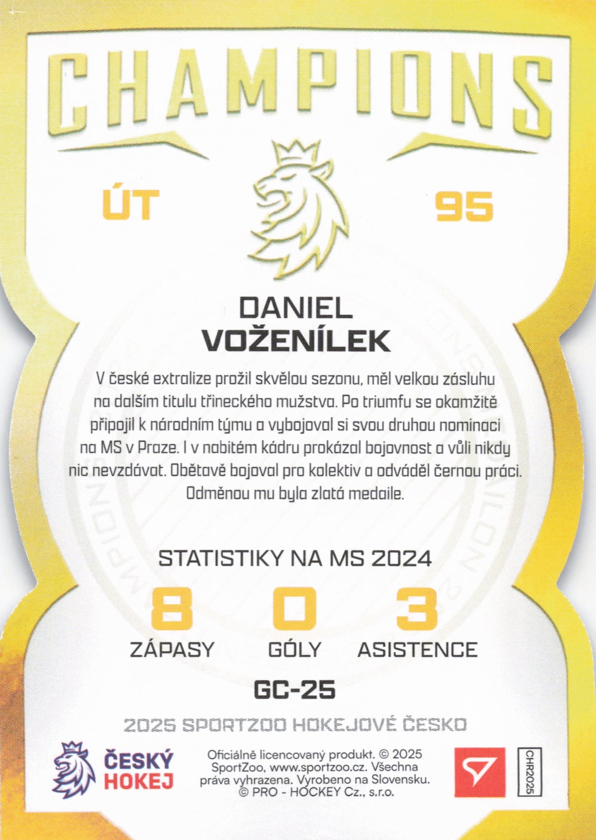 Blue Champions Limit /25 - Voženílek