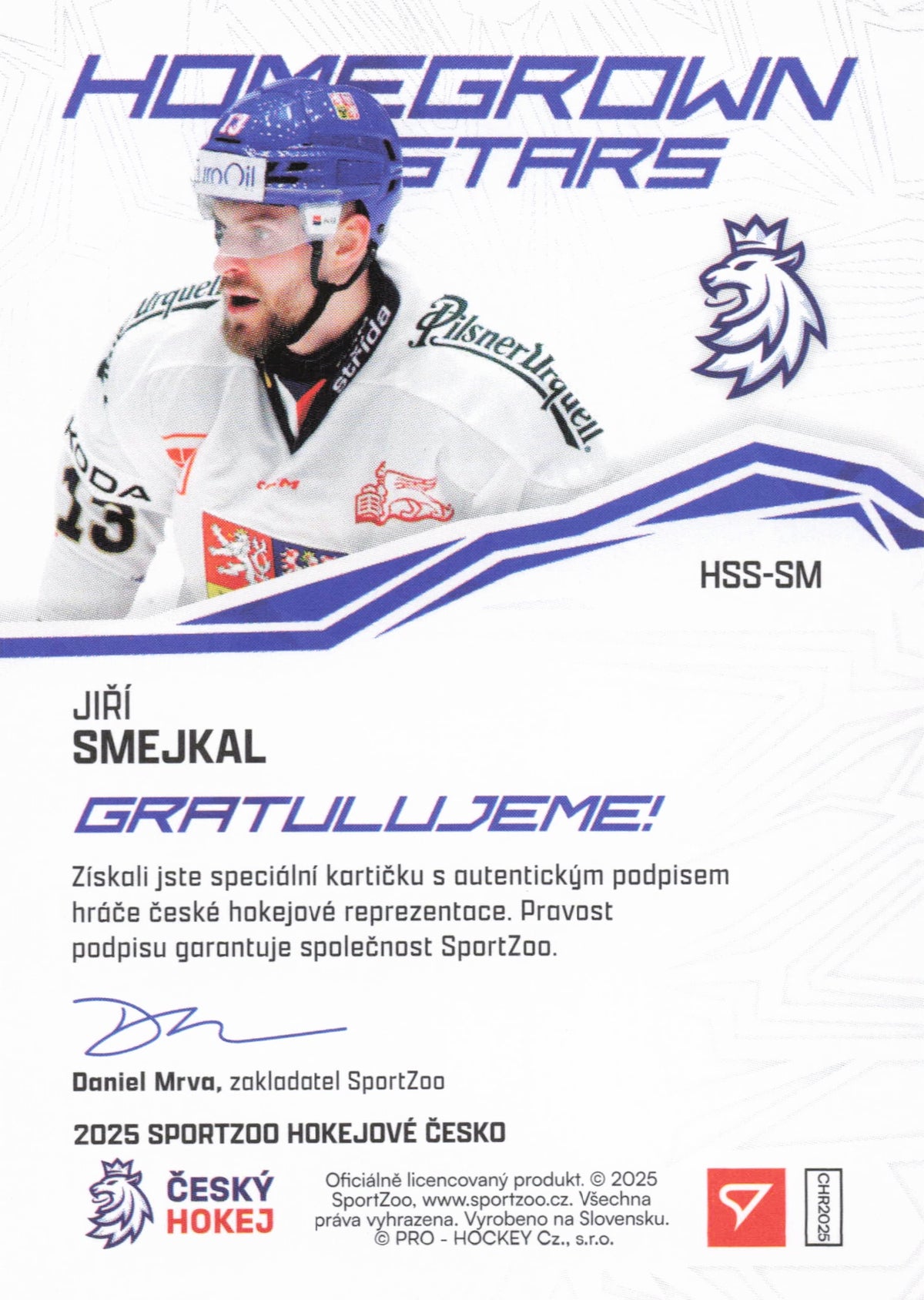 Homegrown Ice Stars /30 - Smejkal