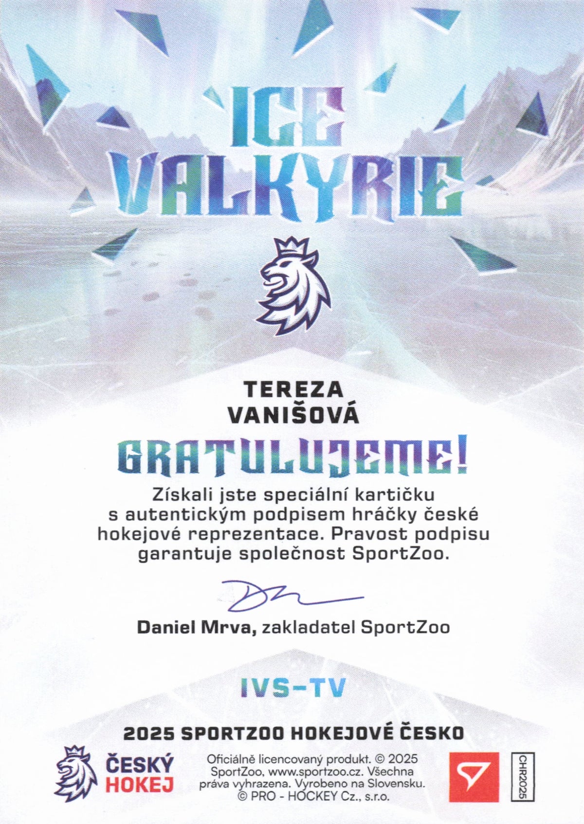 Ice Valkyrie Limit /49 - Vanišová