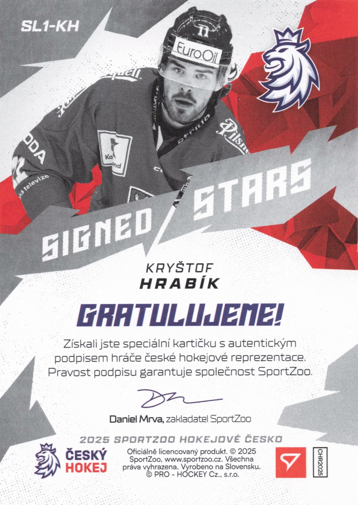 Signed Stars Limit /35 - Hrabík