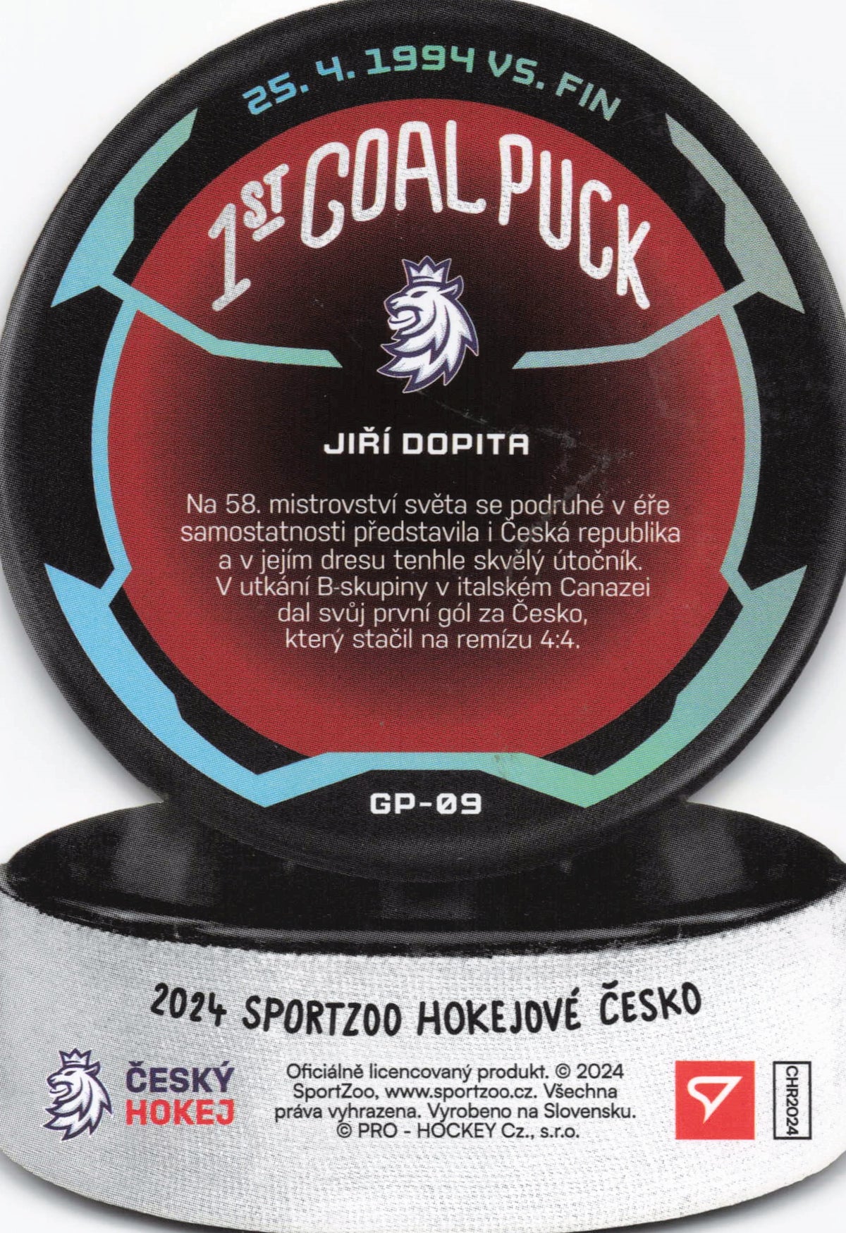 1st Goal Puck Limit /35 - Dopita