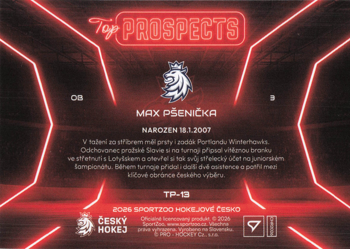 Top Prospects - 13 - Pšenička