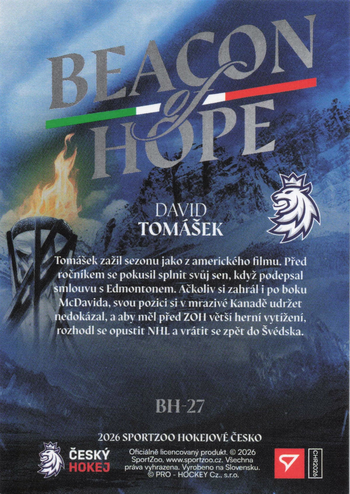 Beacon of Hope - 27 - Tomášek