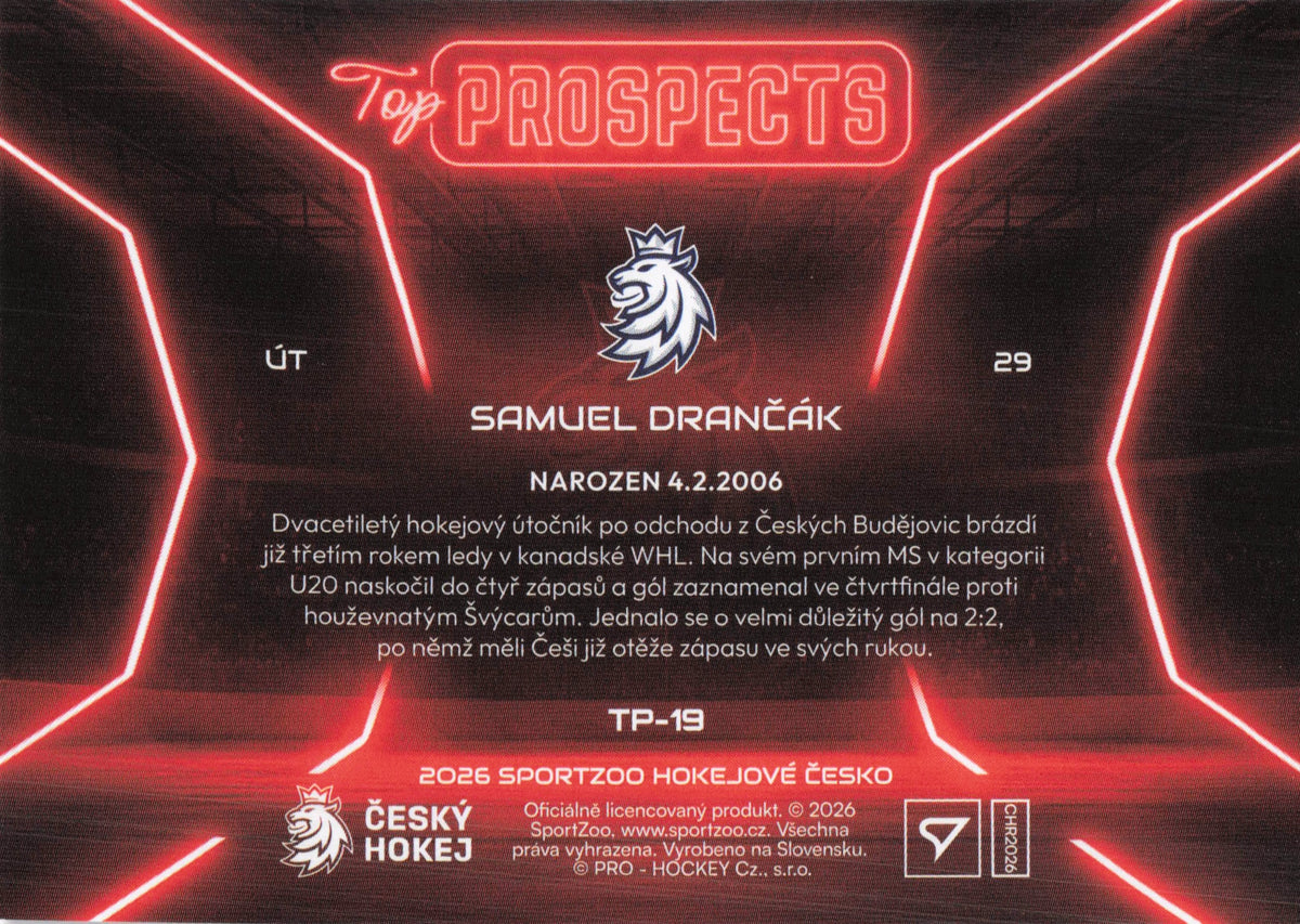 Top Prospects - 19 - Drančák