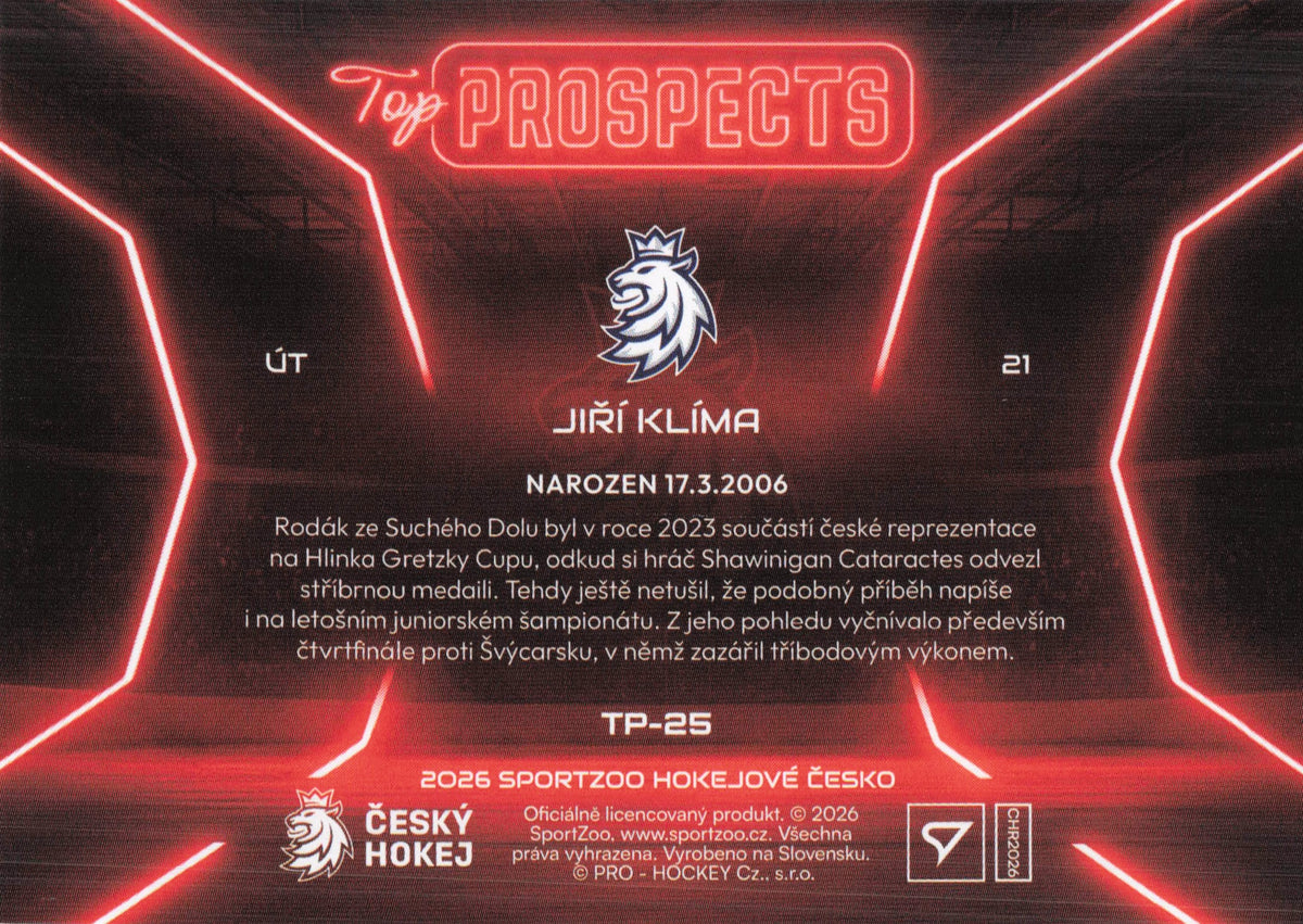 Top Prospects - 25 - Klíma