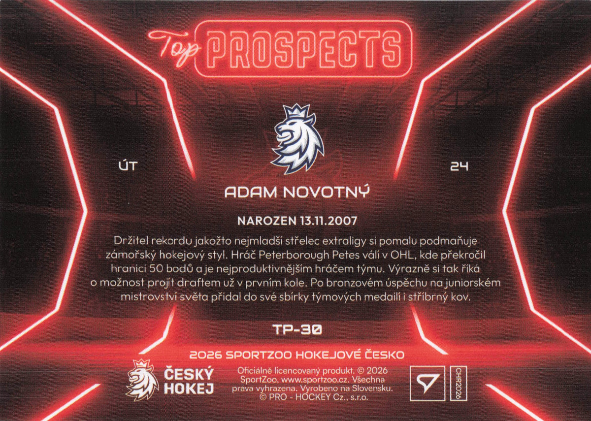 Top Prospects - 30 - Novotný