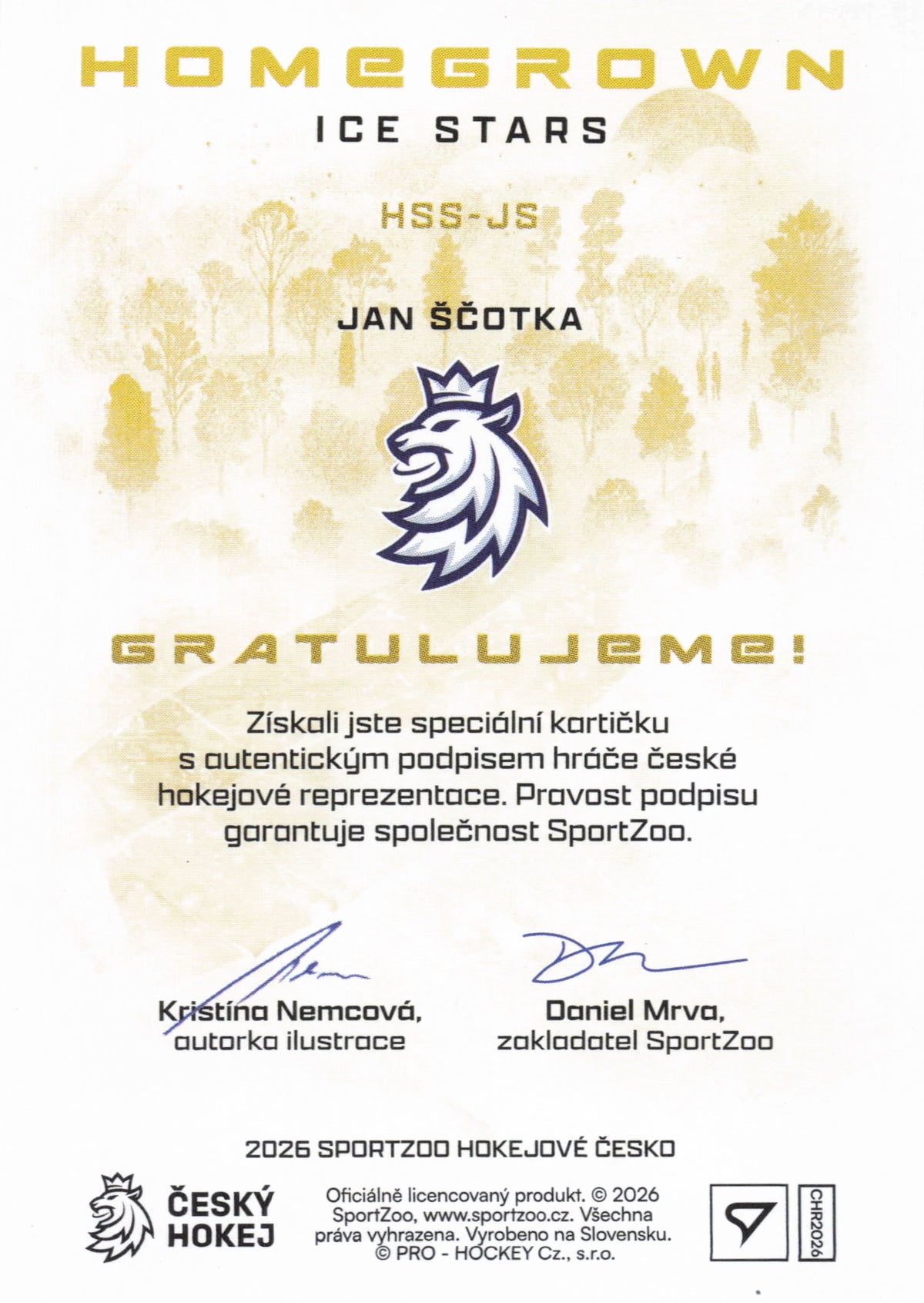 Homegrown Ice Stars Limit /25 - Ščotka