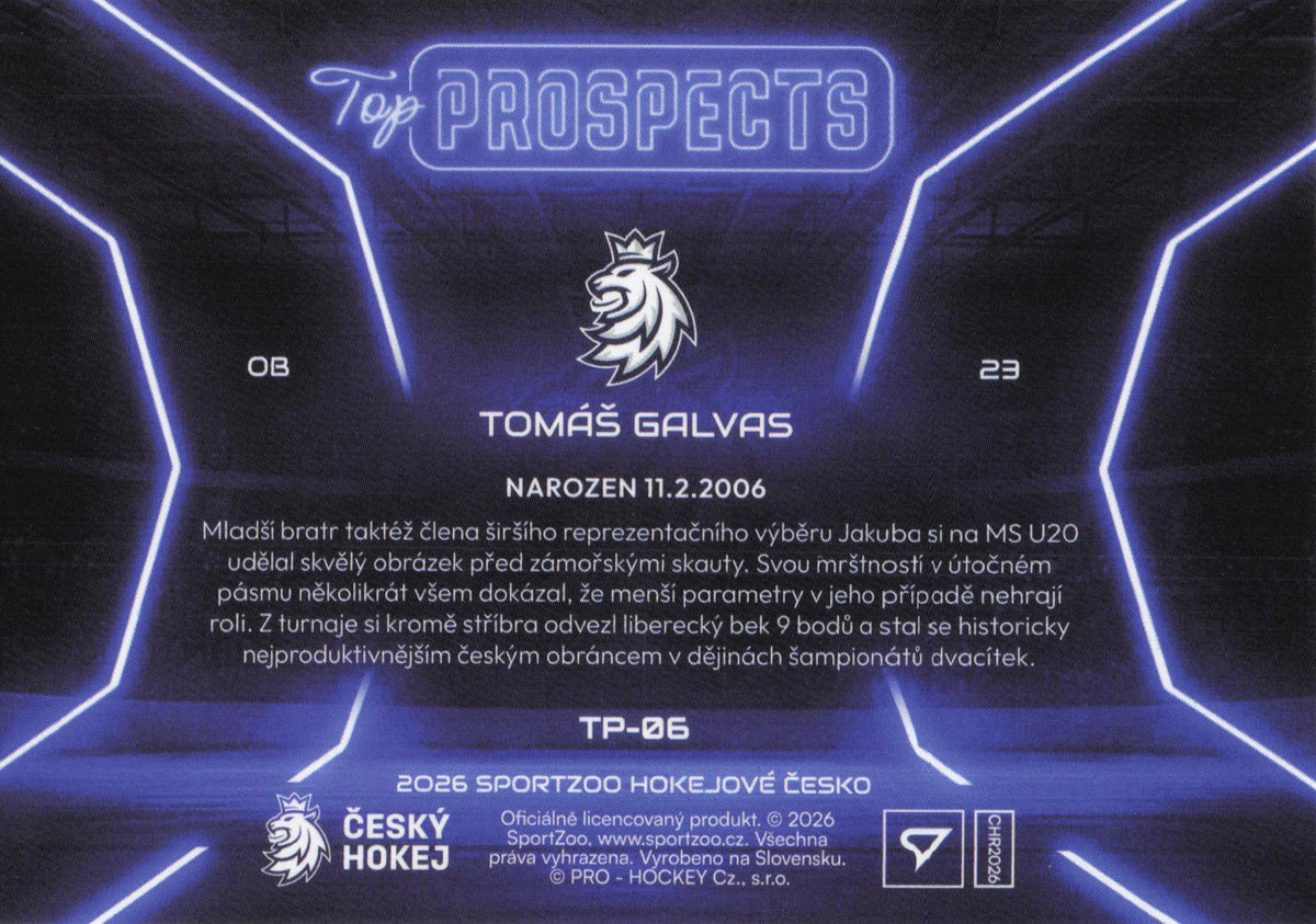 Top Prospect Limit /99 - 06 - Galvas