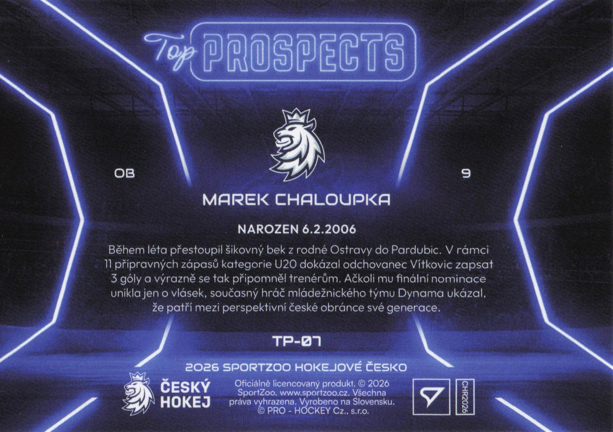 Top Prospect Limit /99 - 07 - Chaloupka
