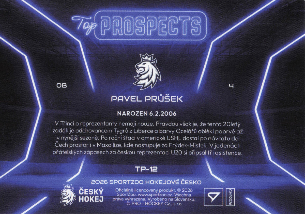 Top Prospect Limit /99 - 12 - Průšek