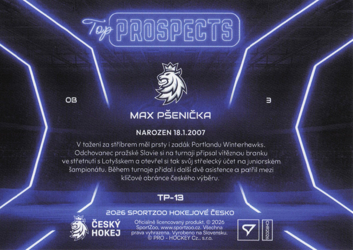 Top Prospect Limit /99 - 13 - Pšenička