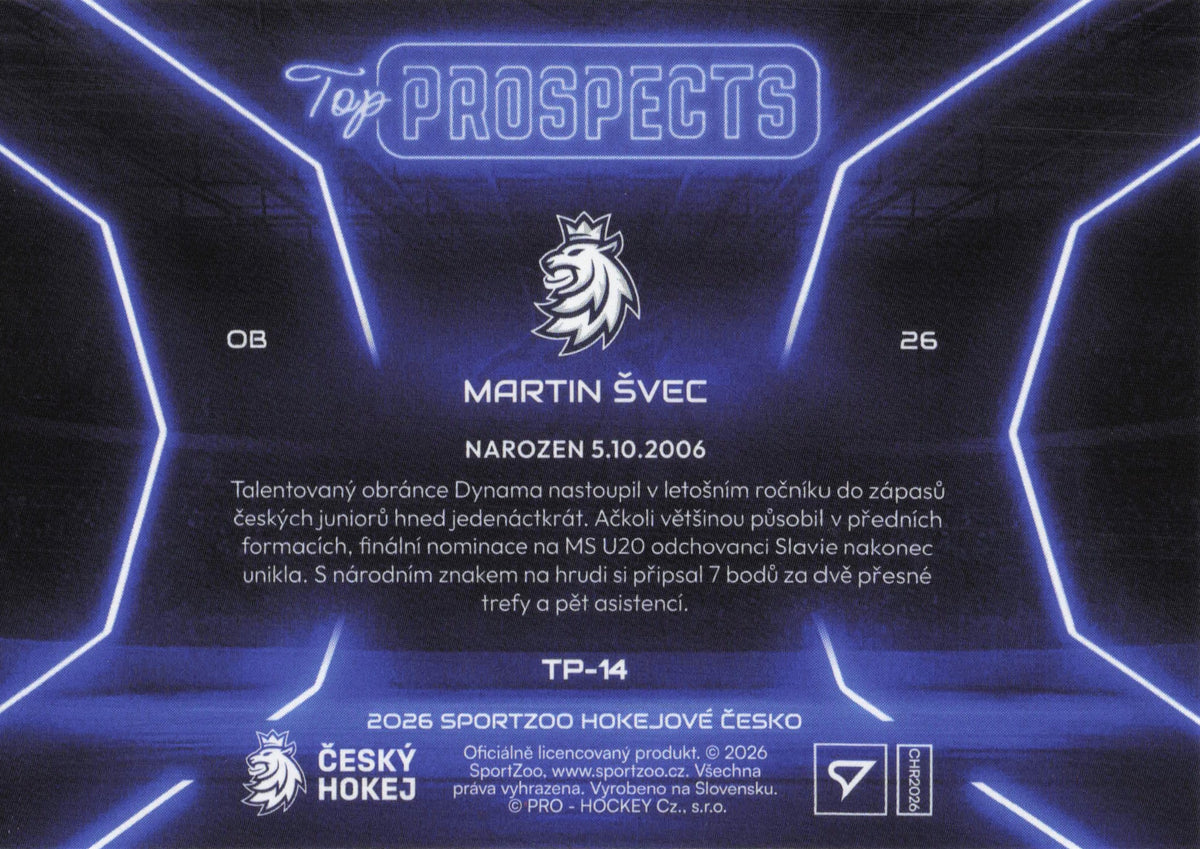 Top Prospect Limit /99 - 14 - Švec