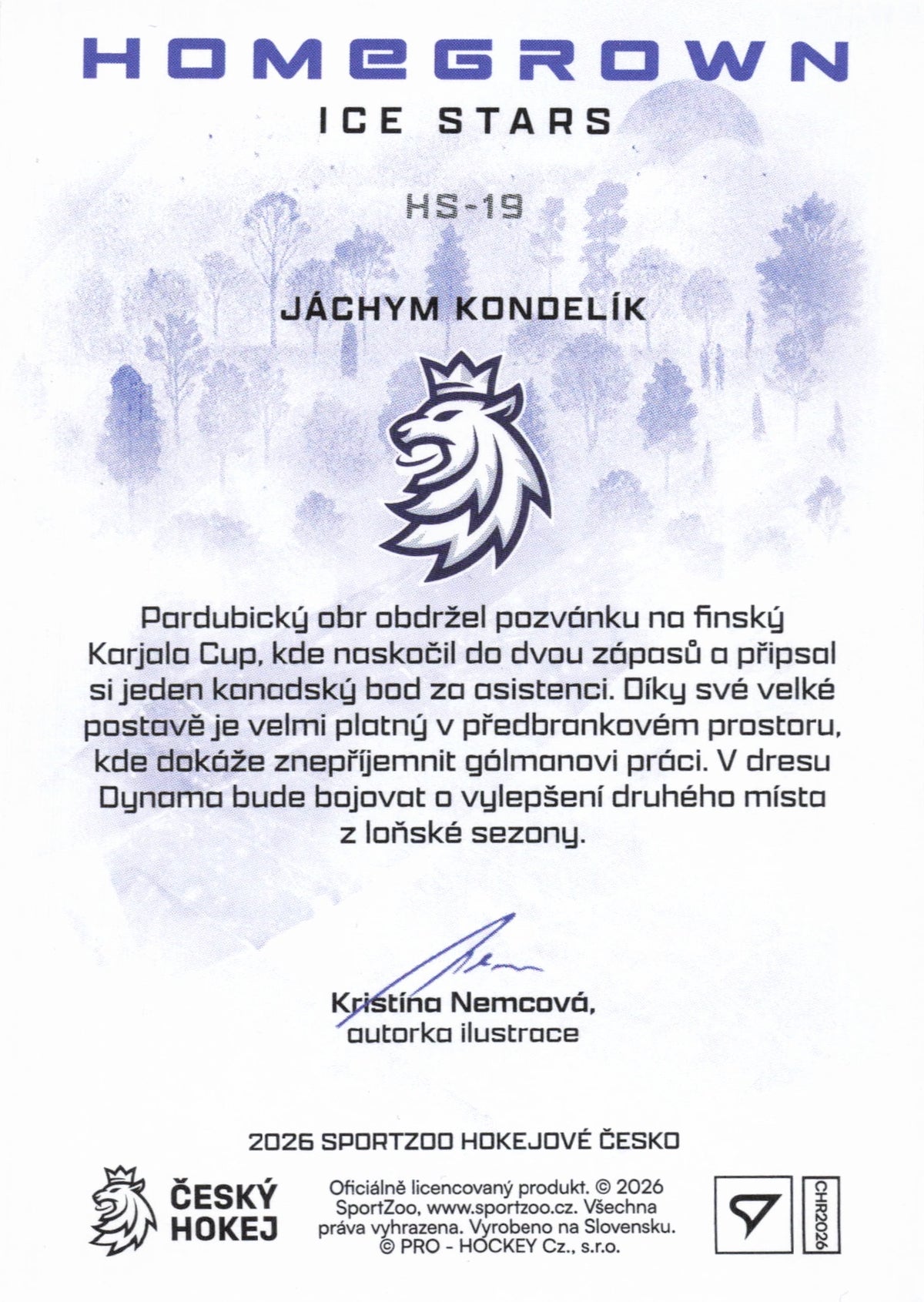 Homegrown Ice Stars Limit /50 - Kondelík