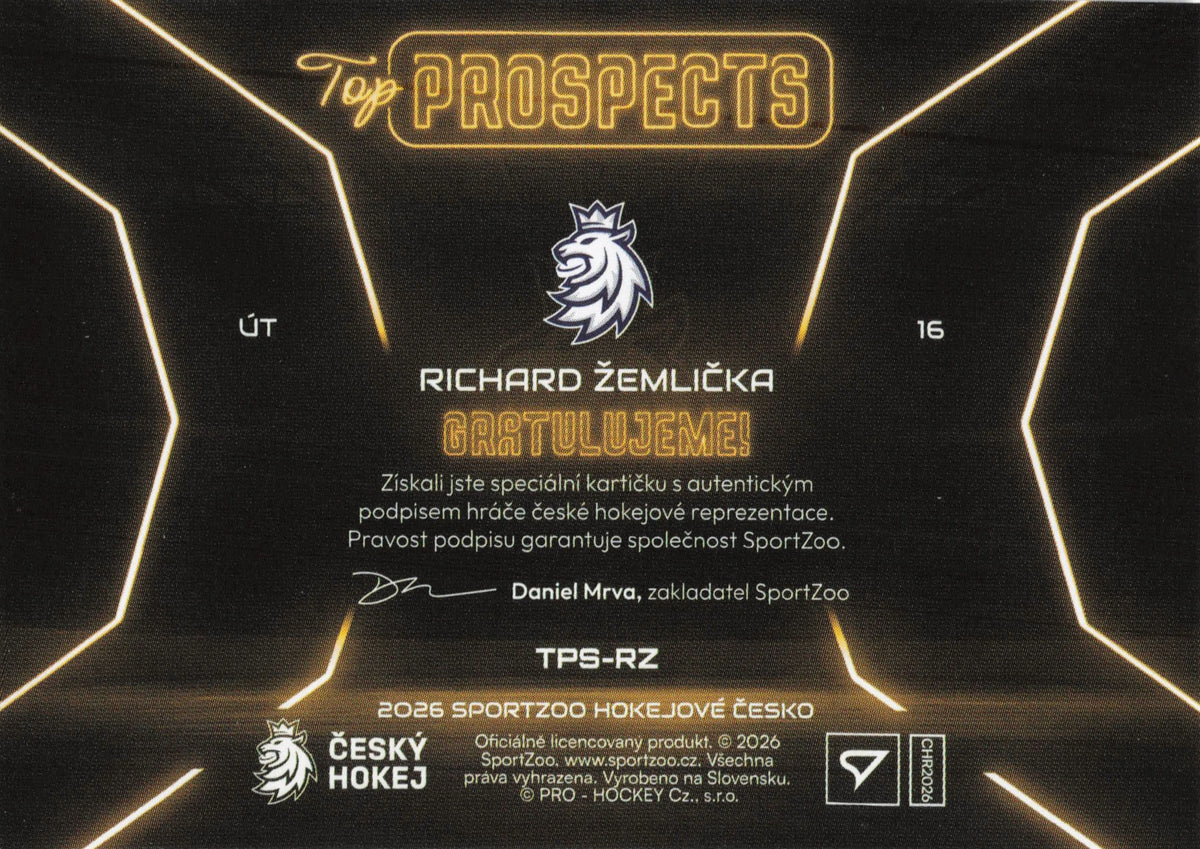 Top Prospects Limit /39 - Žemlička