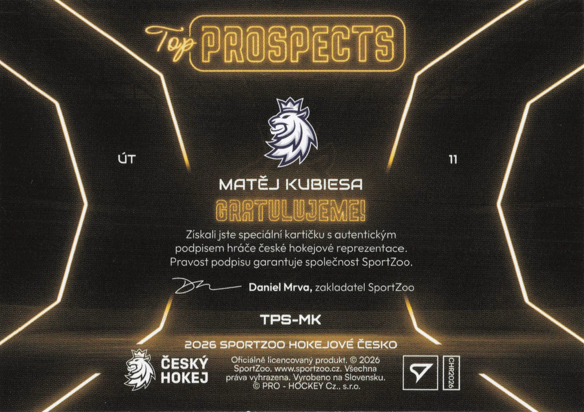 Top Prospects Limit /39 - Kubiesa