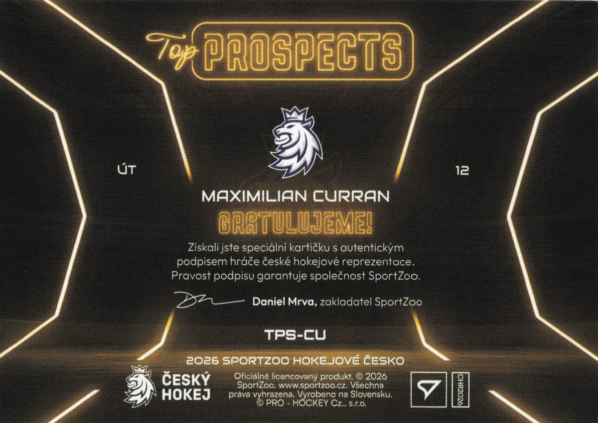 Top Prospects Limit /39 - Curran