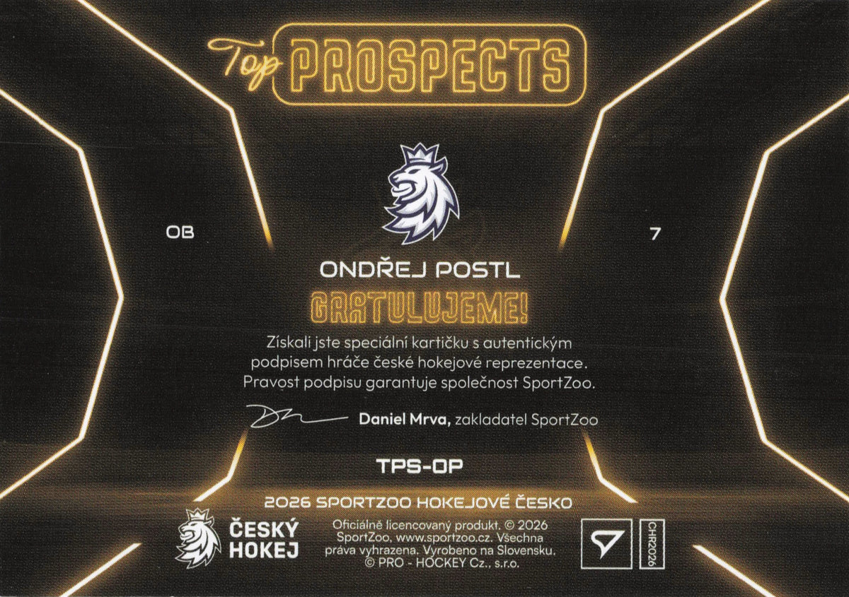 Top Prospects Limit /39 - Postl