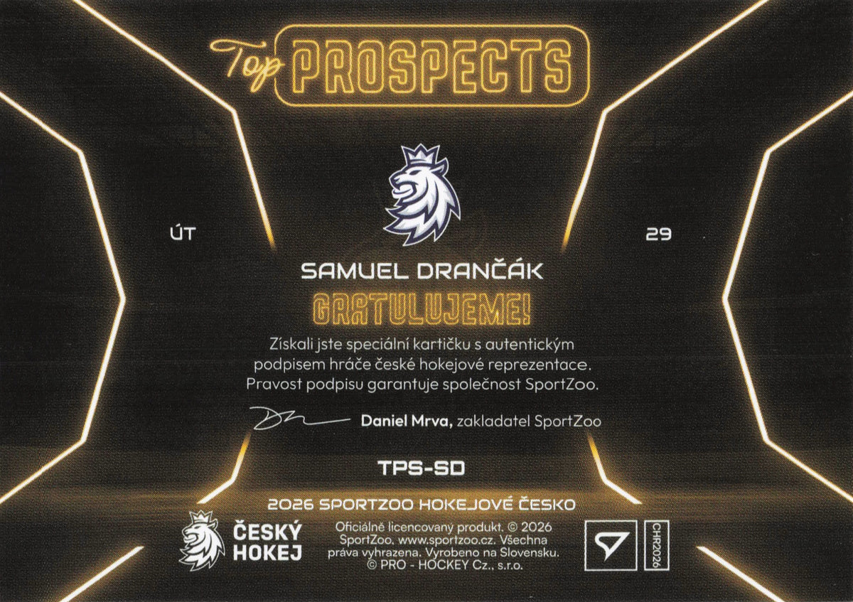 Top Prospects Limit /39 - Drančák