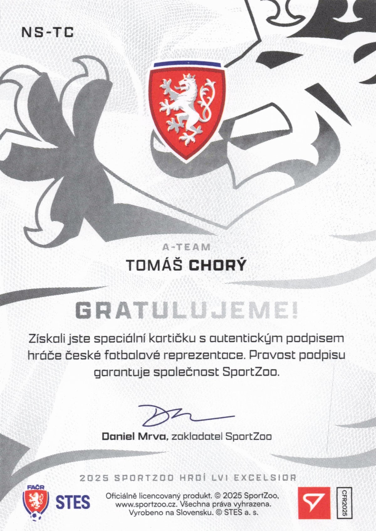 Native Signatures Limit /40 - Tomáš Chorý
