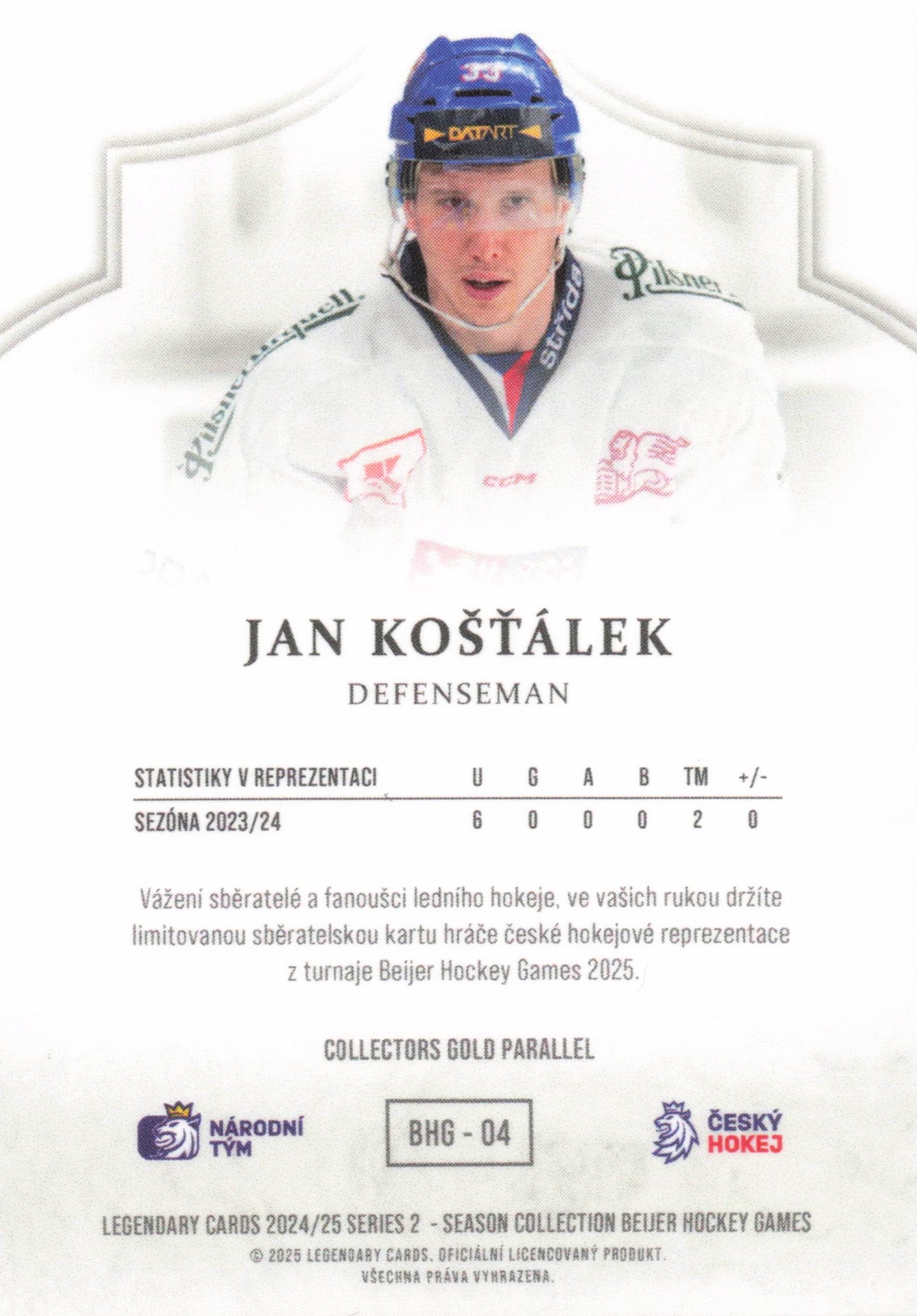 CardShow LC Limit /2 - Košťálek