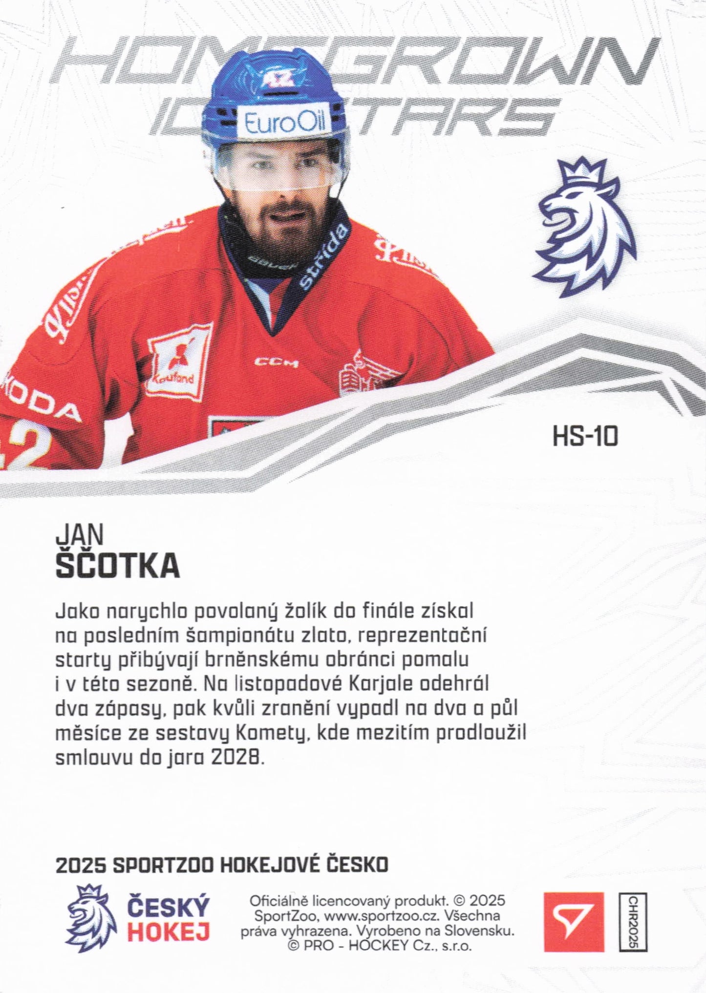 Homegrown Ice Stars Limit /99 Ščotka
