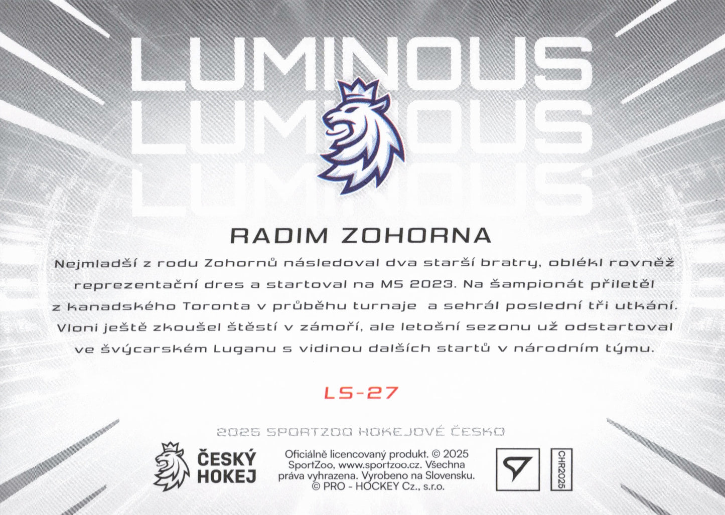 Red Lumious Limit /49 - Zohorna