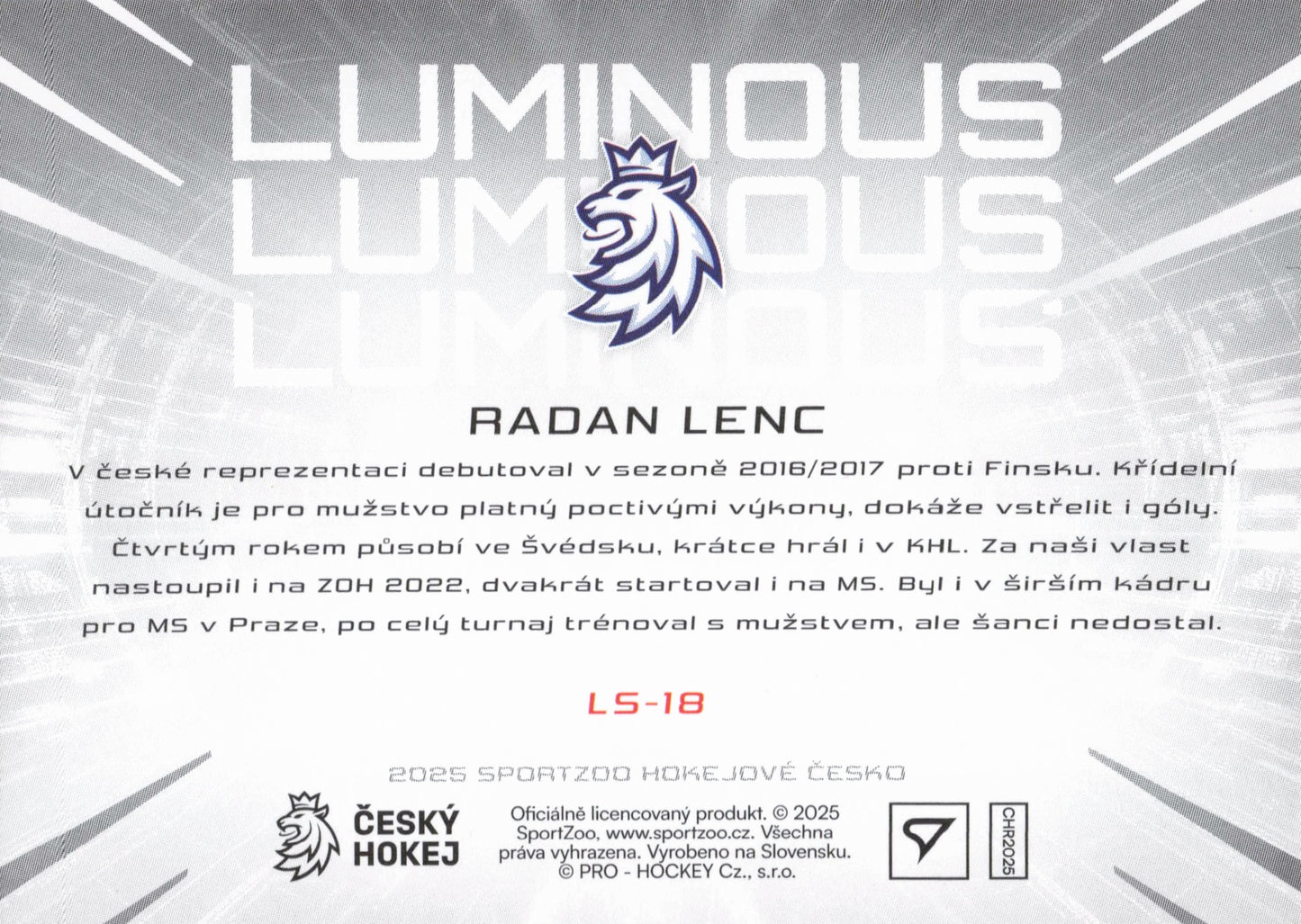 Red Lumious Limit /49 - Lenc