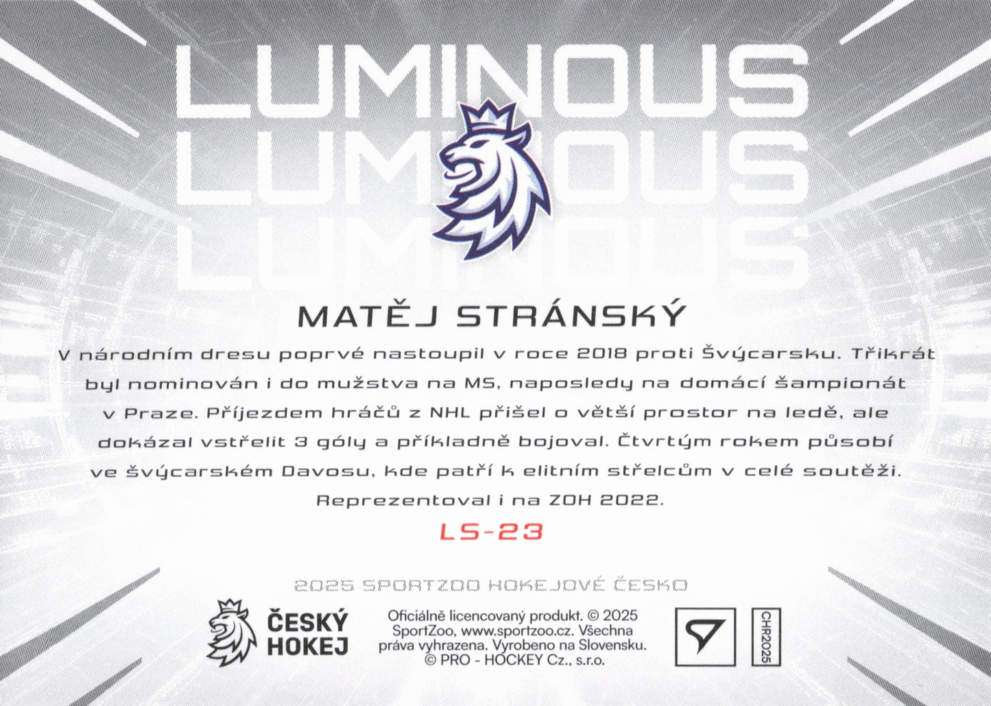 Red Lumious Limit /49 - Stránský