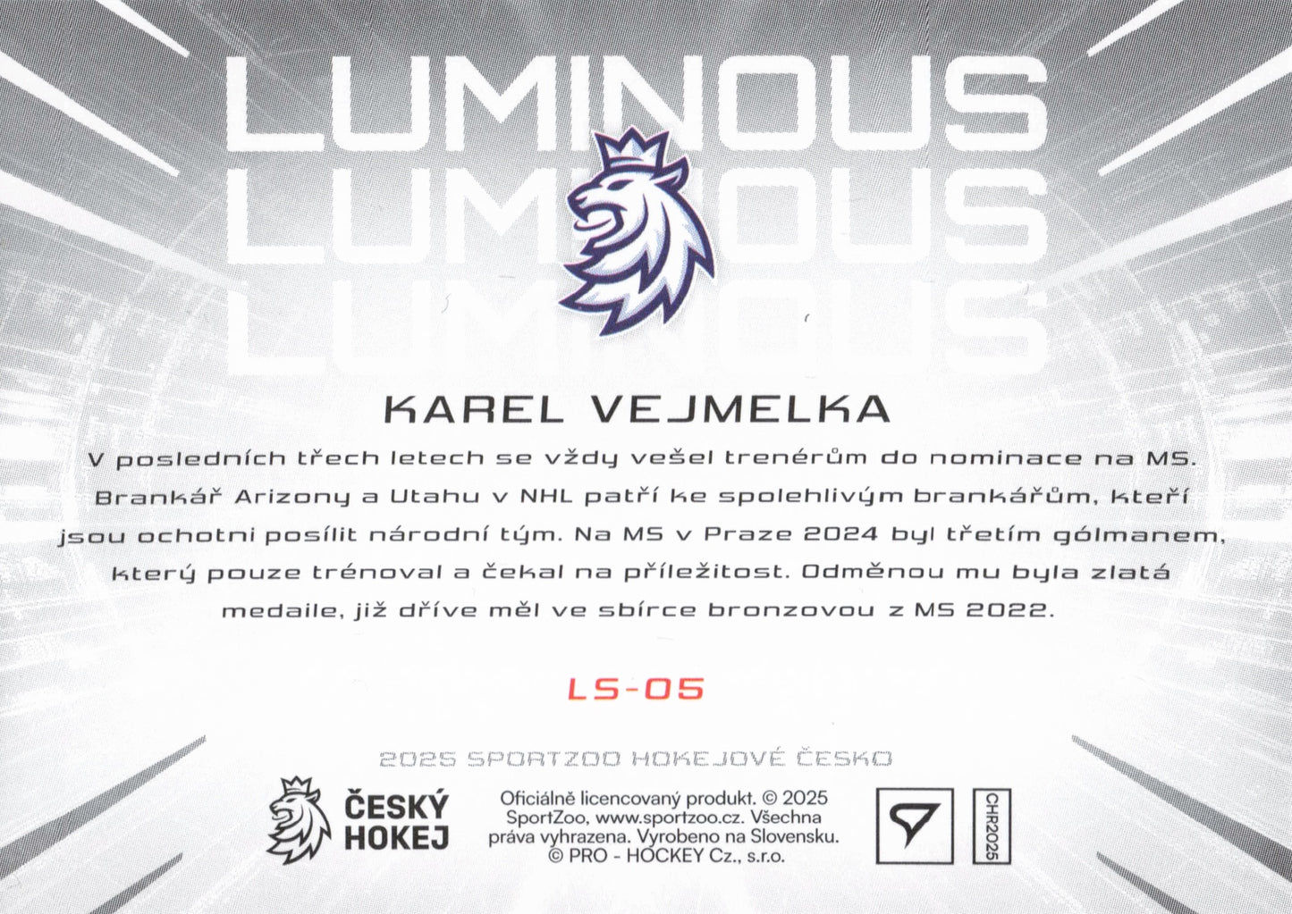 Red Lumious Limit /49 - Vejmelka