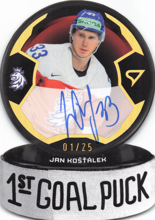 1st Goal Puck Limit /25 - Košťálek
