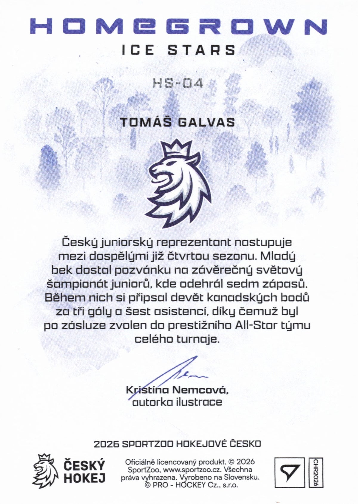 Homegrown Ice Stars Limit /50 - Galvas