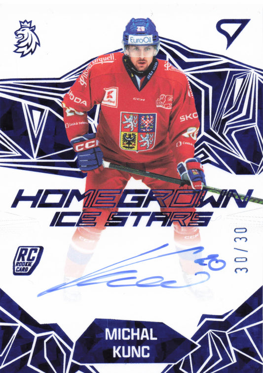 Homegrown Ice Stars Limit /30 Auto- Kunc