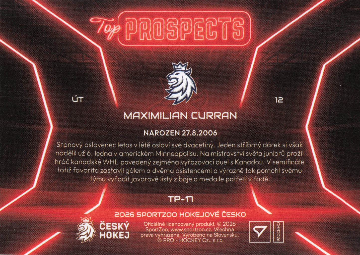 Top Prospects - 17 - Curran