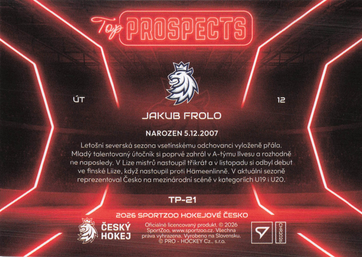 Top Prospects - 21 - Frolo
