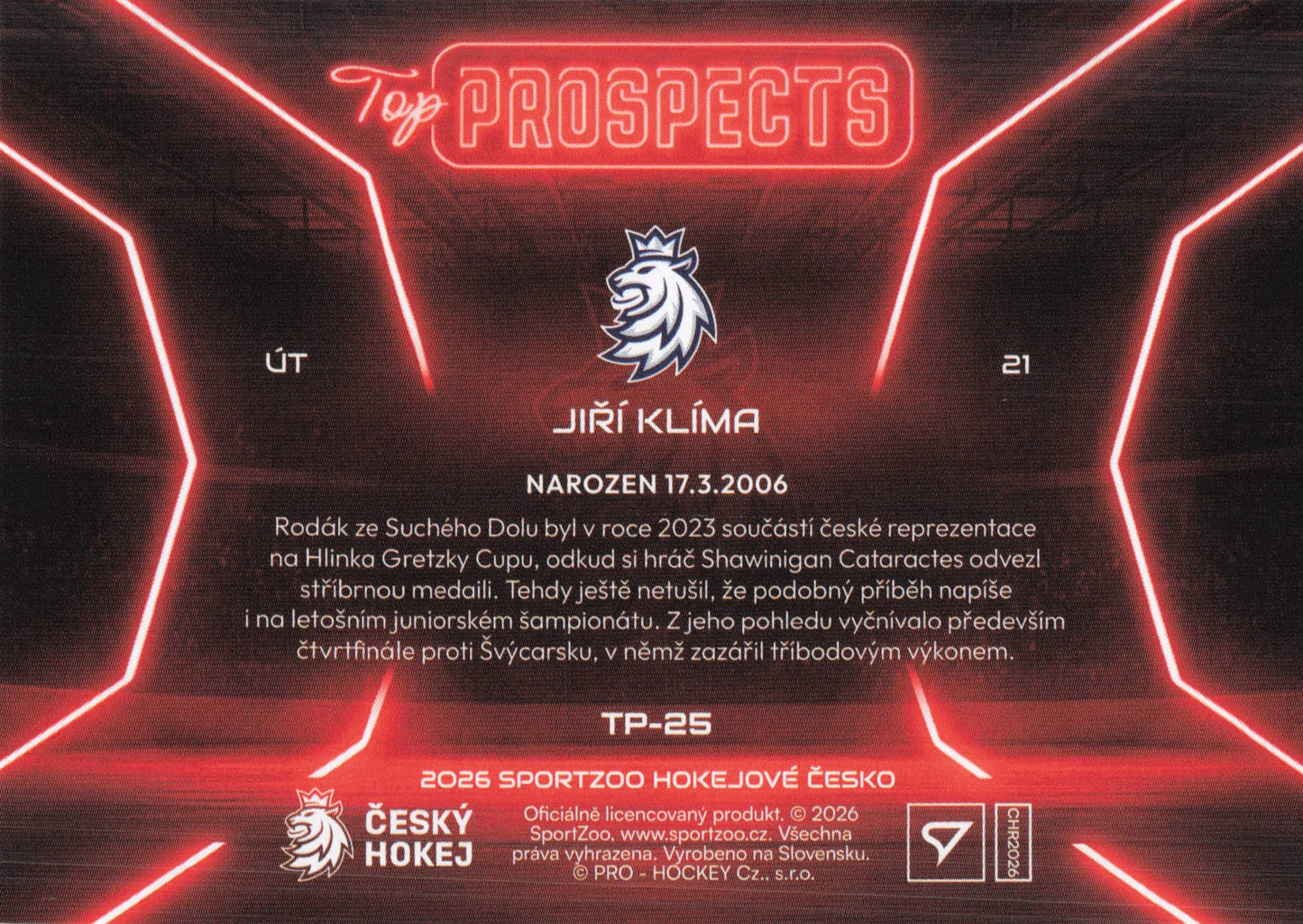 Top Prospects - 25 - Klíma