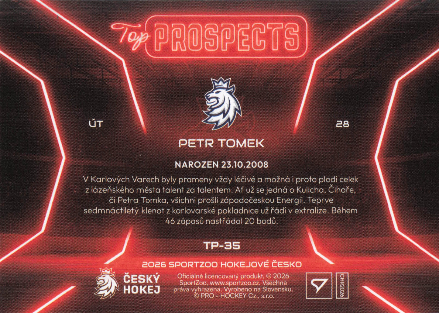 Top Prospects - 35 - Tomek
