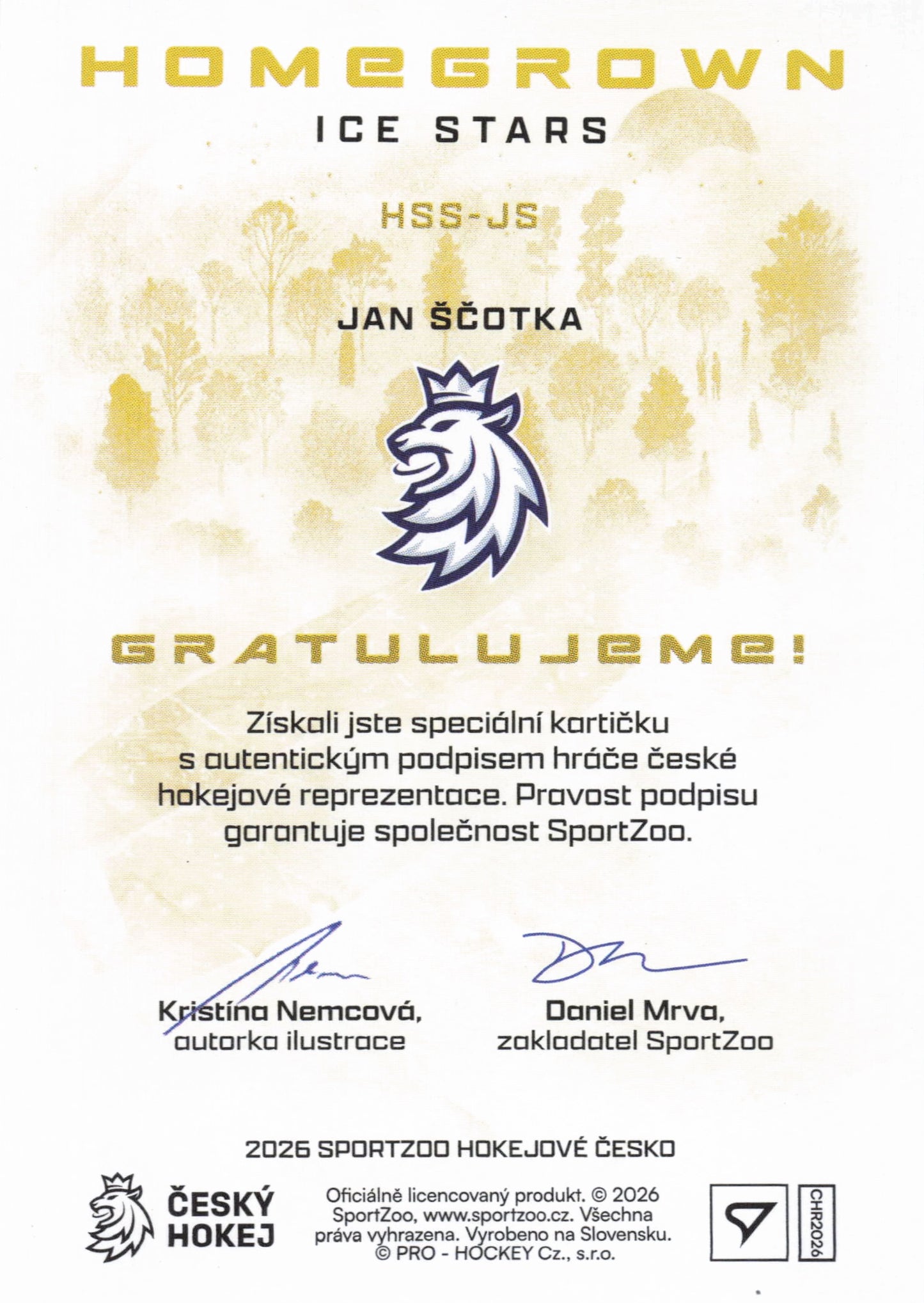 Homegrown Ice Stars Limit /25 - Ščotka
