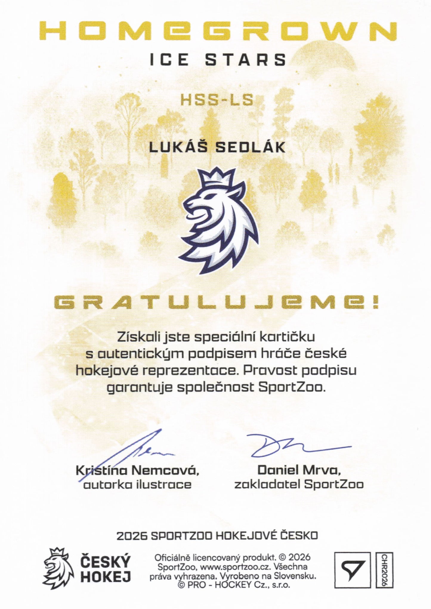 Homegrown Ice Stars Limit /25 - Sedlák