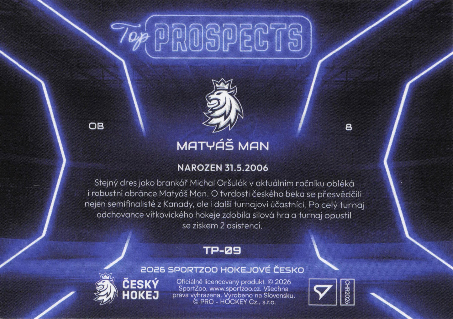 Top Prospect Limit /99 - 09 - Man