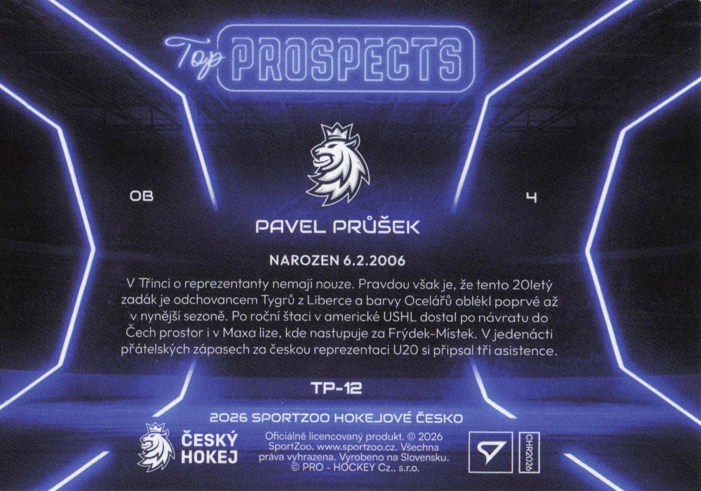 Top Prospect Limit /99 - 12 - Průšek