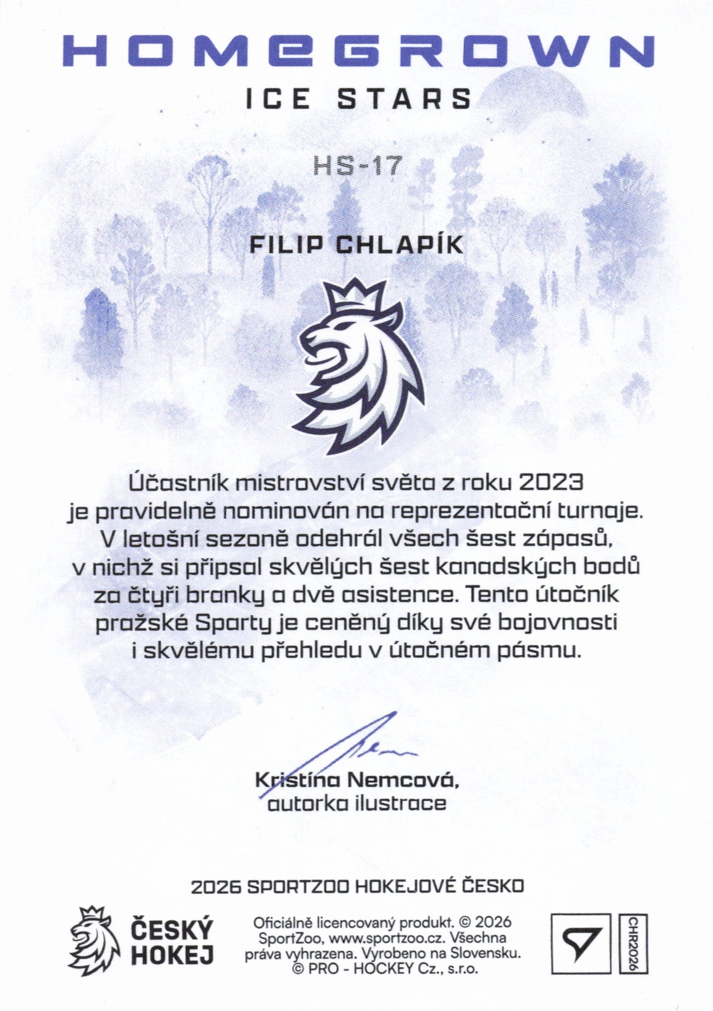 Homegrown Ice Stars Limit /50 - Chlapík
