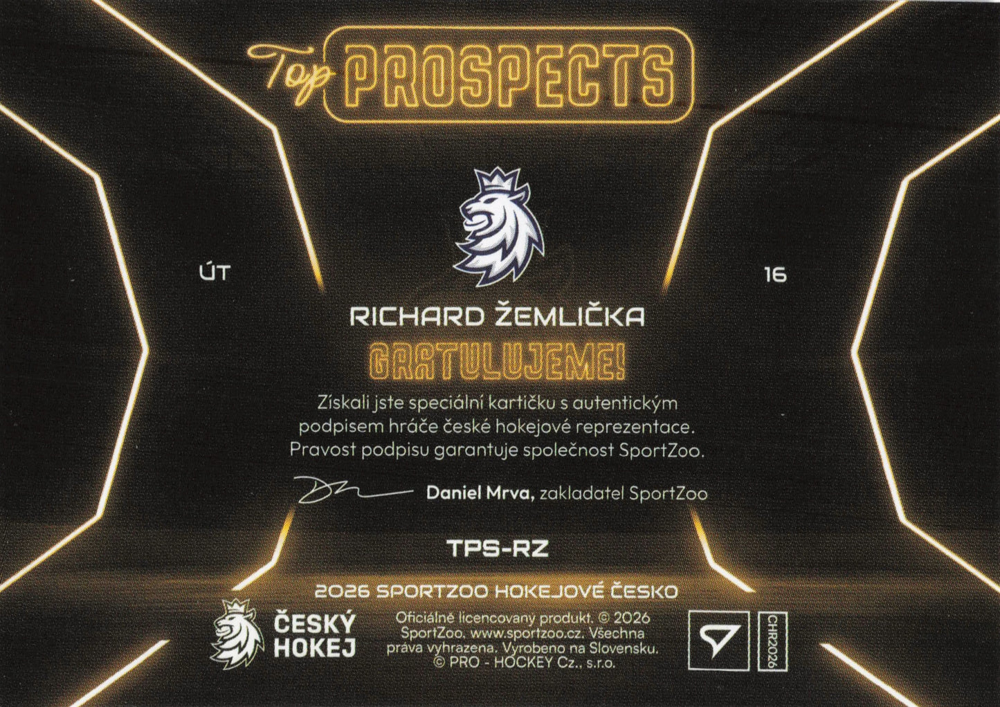Top Prospects Limit /39 - Žemlička