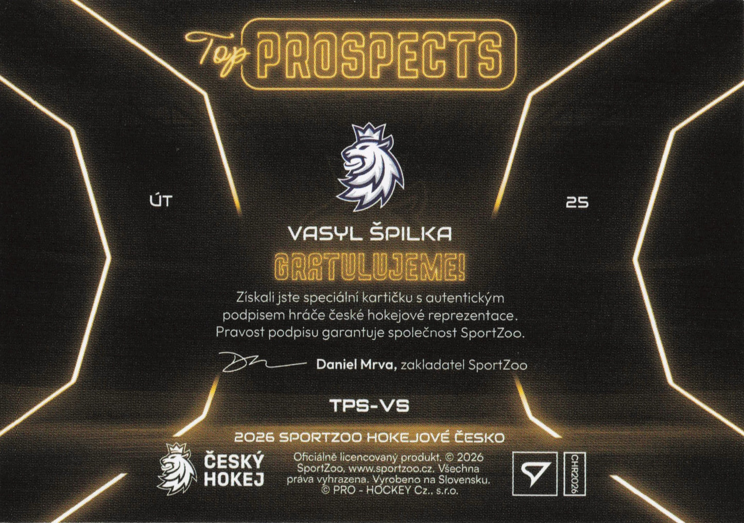 Top Prospects Limit /39 - Špilka