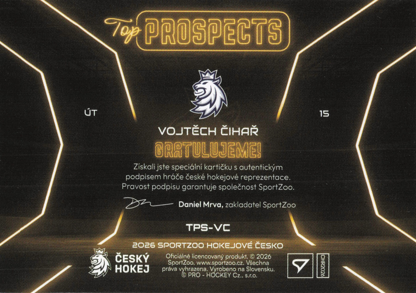 Top Prospects Limit /39 - Čihař