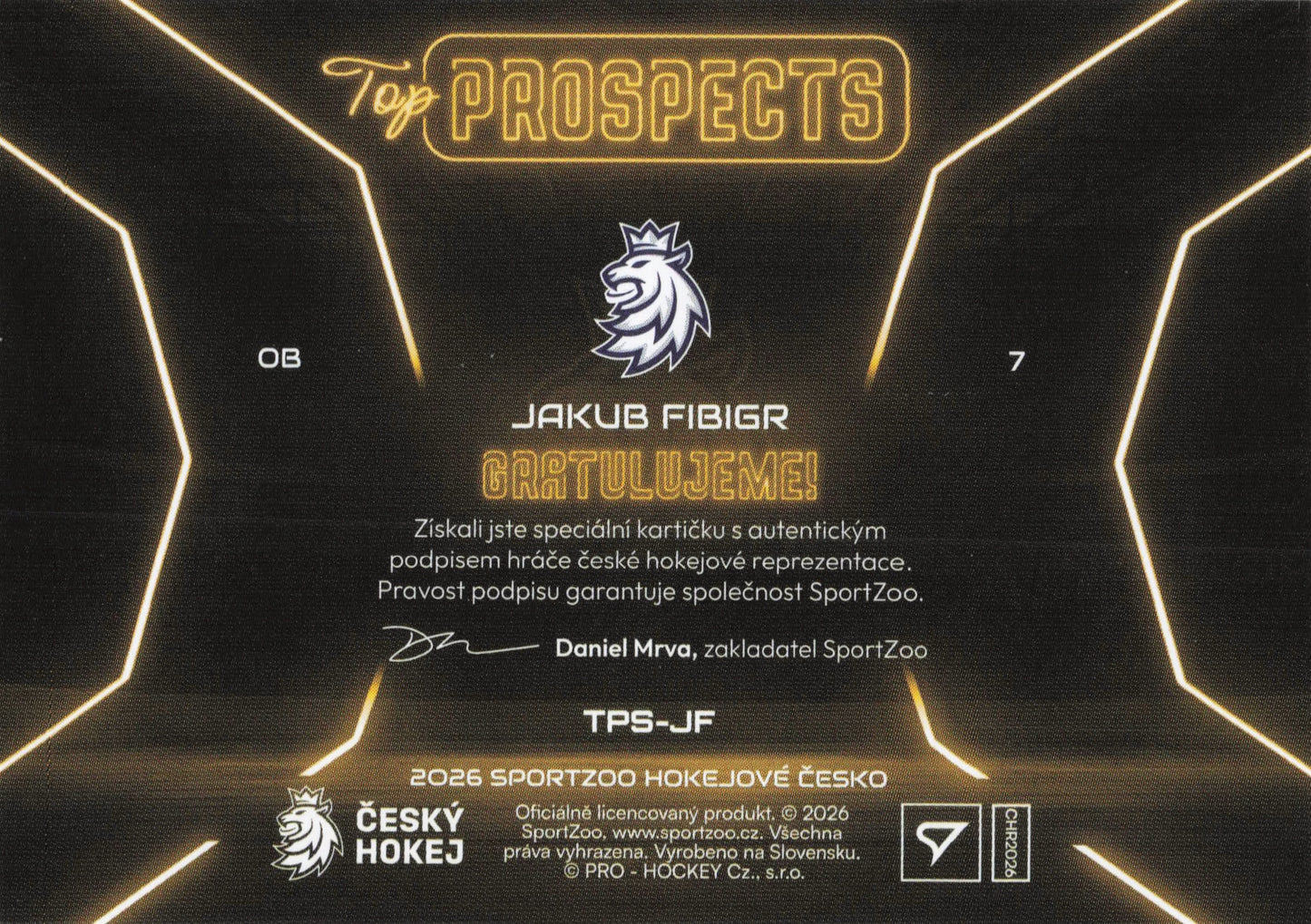 Top Prospects Limit /39 - Fibigr