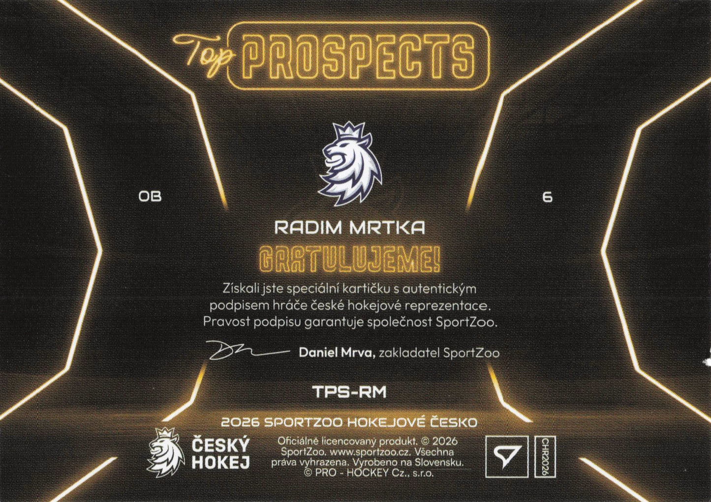Top Prospects Limit /39 - Mrtka